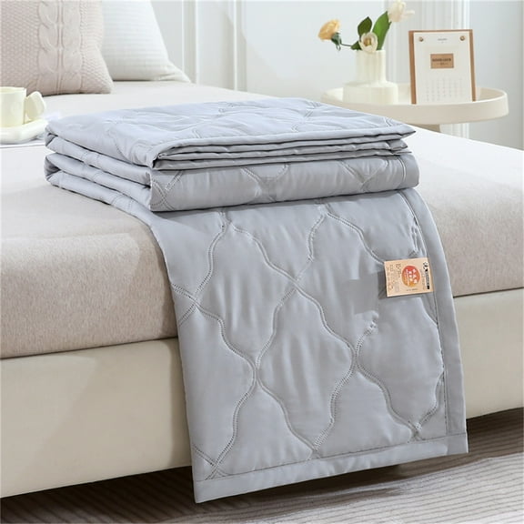 Hiroekza Cooling Blanket, Cooling Comforter Twin Size - Lightweight Summer Quilt for Hot Sleepers, Soft & Reversible Bedding, Twin Quilt (59"x79")
