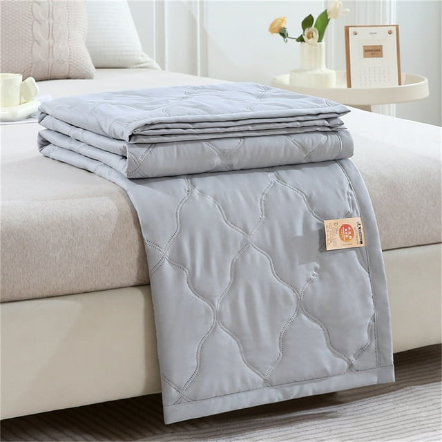 Colcha fresca de verano para durmientes calientes - Manta de hielo ligera para todas las estaciones con fibra refrescante, 59x79 pulgadas, 850g
