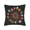 thumbnail image 4 of Set of 2 18x18in Throw Pillow Covers with Rustic Garden Tool Design - Perfect for Couch Bed or Car Decor, 4 of 8