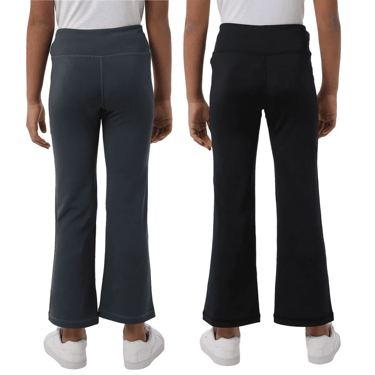 32 Degrees Youth 2-pack Full Length Stretch Girls Leggings Pockets