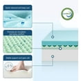 thumbnail image 5 of ELEMUSE Kids 8-Inch Gel Memory Foam Mattress, King, Medium Firm, Pillow Top, 5 of 7