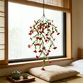thumbnail image 2 of Artificial Flowers Wall Mounted Bouquet, Simulated Plastic Plants for Wedding Party Decor, Indoor Outdoor Hanging Decoration, 2 of 9