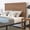 Light Brown, variant on Merrick Lane Full Size Herringbone Wooden Adjustable Headboard in Gray Wash