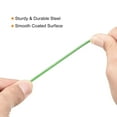 thumbnail image 3 of Security Cable 2.5mm x 1.5m/5ft Coated Luggage Lock Wire Rope with Double Loop, Clear Green, 3 Pack, 3 of 5