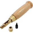 thumbnail image 3 of Screw Hole Punch for Leather, 6 Tips, Sizes 1.5-4mm, Replaceable Hole Punch for Sewing, Leather, Paper, Crafts, 3 of 5