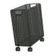 thumbnail image 4 of Carrito de almacenamiento para esterillas de yoga con ruedas, cesta para la colada multifunción para accesorios Negro, 4 of 9
