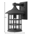 thumbnail image 5 of 1805BK Hinkley Lighting Freeport - 15.25 Inch 11.5W LED Large Outdoor Wall Lantern-Black Finish, 5 of 11