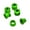 Green, variant on 5pcs Bicycles Chainring Bolts,Aluminum Alloy Single Speed Chainring Bolts