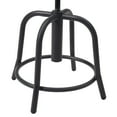thumbnail image 5 of 19" - 25" Height Adjustable Swivel Stool, Wooden Seat and Black Frame, 5 of 6