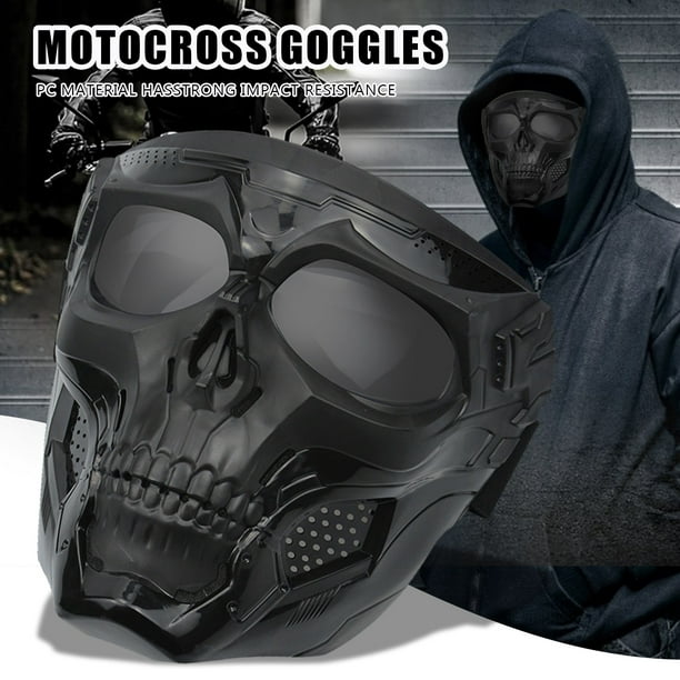 Windproof Outdoor Motorcycle Goggles Motorcycle Skull Helmet Mask -