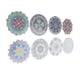 thumbnail image 2 of 8Pcs Rhinestone Painting Coasters Mandala Style Vibrant Colors Sparkling Coaster Rhinestone Art Kit for DIY Kids Adults, 2 of 5