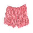 thumbnail image 6 of cfhntfmh Lounge Shorts for Women Low Waist Tiered Ruffle Comfy Shorts Plaid Print Summer Cute Short Pants, 6 of 7