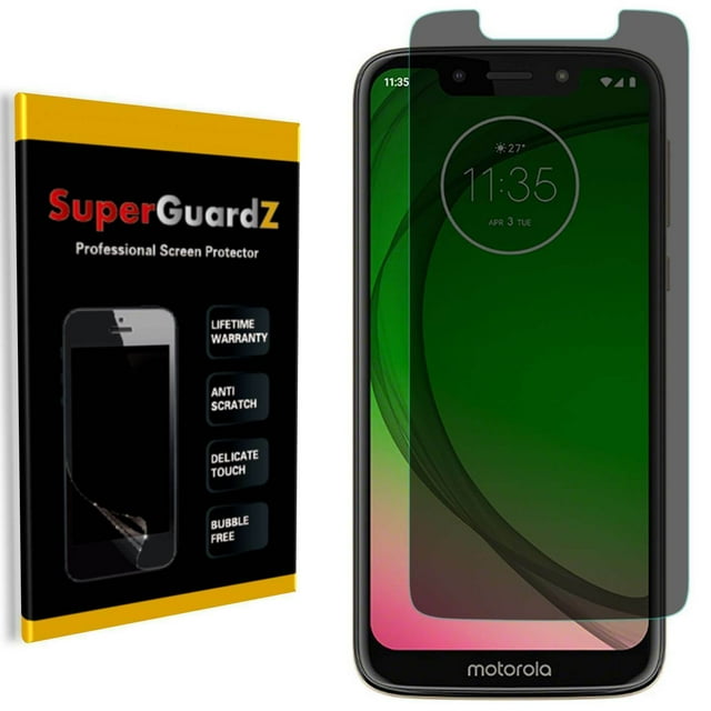 For Motorola (Moto G7 Power) - SuperGuardZ Privacy Anti-Spy Screen Protector, Anti-Scratch + 2 Stylus Pens