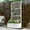 White, variant on MAYEERTY 71" x 35" Metal Raised Garden Bed with Trellis Planter Box for Climbing Plants, Black
