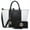 A-Black & White, variant on Dasein Women's Handbags Purses Large Tote Shoulder Bag top Handle Satchel Bag for Work