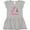 AC-Heather Grey, variant on I Love Paris Eiffel Tower Girls Toddler Dress