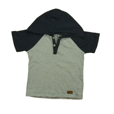 

Pre-owned 7 for all Mankind Boys Navy | White Henley size: 2T