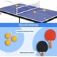 thumbnail image 5 of Mesa de Ping Pong Portátil de 4.5 Pies, Mesa Profesional para Interior y Exterior con Red, 2 Paletas y 3 Pelotas para Adultos y Jóvenes, 5 of 7