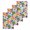 Blue, variant on Vintage Boho Floral Kitchen Dish Towels for Drying Dishes Set of 3, Yellow Pink Floral Bohemia Beige Waffle Weave Microfiber Hand Tea Bathroom Towels Quick Dry & Absorbent Towel 12x12