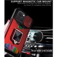 thumbnail image 4 of CoverON For Apple iPhone 13 Case, KickStand Ring Credit Card slot Camer Cover Phone Magnetic holder, Red, 4 of 8
