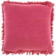 thumbnail image 2 of Nourison Chindi Short Cut Shag Decorative Throw Pillow, 17" x 17", Hot Pink, 2 of 2