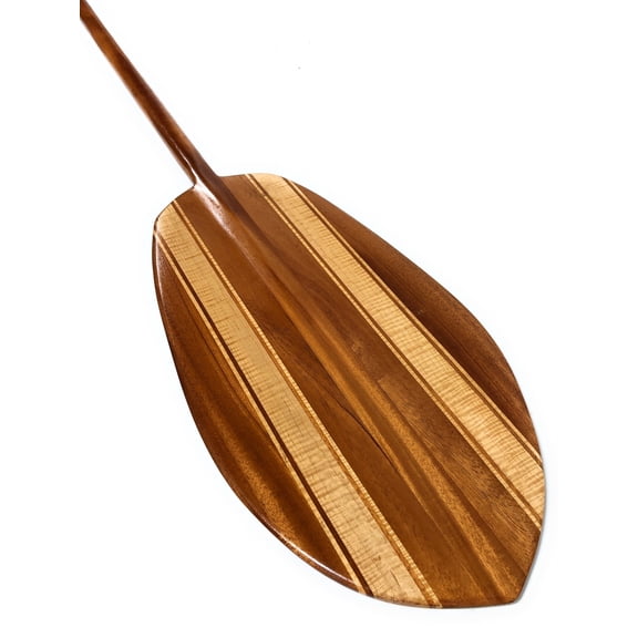 Large Hokulea Steersman Design Maple & Koa Paddle 72" | #koa6146
