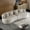 Beige, variant on Rophefx 79" Modern Curved Loveseat Sofa, Boneless Cloud Couch Boucle Chenille Curved Couches Fluffy Plush Deep Seat Loveseat with 2 Pillows for Living Room, Black
