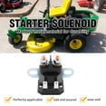 thumbnail image 7 of Anxingo AUC15932 Starter Solenoid, Lawn Mower Starter Relay, Replacement for John Deere Z225 Z235 Z245 Z255 Z315E Z320M Z320R 135 145 155C 190C L100 L120 L130 LA100 LA105 LA110 LTR155, 7 of 7