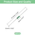 thumbnail image 2 of HUGFEGWE 20Pcs Pico Fuse 125V 1A Fast Blow Fuse Resistance Type No self-Recovery Fuse for Telecom Communication CJB91-112570, 2 of 7
