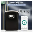 thumbnail image 4 of Fingerprint or Password Safe Key Box Bluetooth Storage Lock Box Smart Life App Wall Mount Security Anti-theft Lockbox ,Maximum Protection, 4 of 7