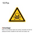thumbnail image 3 of Uxcell Triangle Safety Warning Sign Self Adhesive 20mm/0.78inch 10Pcs, 3 of 4