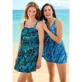 thumbnail image 5 of Swim 365 Women's Plus Size Princess-Seam Swim Dress, 5 of 5