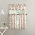 thumbnail image 5 of No. 918 Elara Tonal Botanical Semi-Sheer Rod Pocket Kitchen Curtains, 54"W X 14"L, 5 of 5