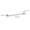 thumbnail image 3 of Design House Geneva Modern Bathroom 24" Towel Bar, Satin Nickel, 3 of 12