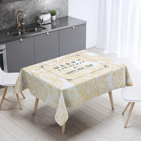 

Christmas Tablecloth Decorative Cloth Rectangular Coffee Table Cover Cloth Holiday Gift Dustproof Tablecloth(E/85*85cm)