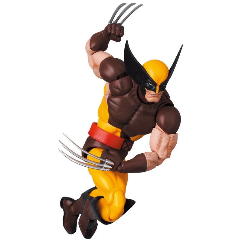 MAFEX X-Men Wolverine Brown Comic Ver Action Figure - Walmart.com