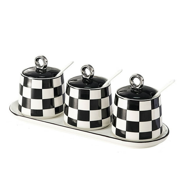 Sugar Bowl With Lid And Spoon, Sugar Dispenser Sugar Container