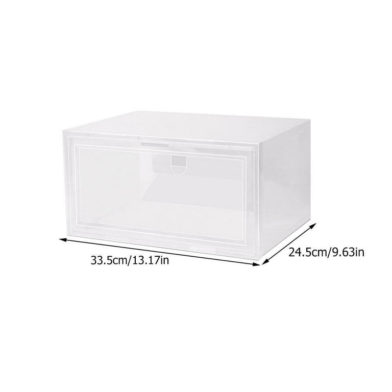 Plastic shoe online box walmart