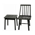 thumbnail image 7 of Jack Post Hardwood Classic Indoor & Outdoor Farmhouse Armless Chair, Black, 7 of 7