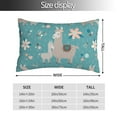 thumbnail image 2 of Balery Teal Mama Llama Funda de Cojín Estampada, Regalos para Mujeres, Regalos de Amor para Ella, Regalos para Novia o Esposa, Funda de Almohada-16"x24", 2 of 6