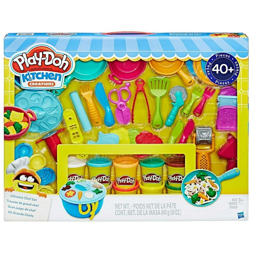 PlayDoh Kitchen Creations Ultimate Chef Set, 40Pieces