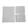 thumbnail image 1 of Solid Color Bed Sheet with Pillowcases Bedding Set for Home Hotel(200*230cm, Grey), 1 of 8