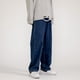 thumbnail image 2 of 2023 nueva moda coreana pantalones vaqueros holgados para hombre clásico Unisex pantalones vaqueros rectos de pierna ancha Hip Hop Bagy azul claro gris negro, 2 of 5