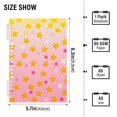 thumbnail image 2 of FORMRS 1-Subject Spiral Notebook 8" x 5" College Ruled 60 Refillable Sheet A5 Hard Cover, Gradient Pink Stars, 2 of 7