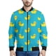 thumbnail image 2 of Bonita chaqueta de pato de goma de dibujos animados para hombre, sudadera con estampado 3D, chaquetas de bombardero de calle con cremallera, tops para niños, abrigo de primavera y otoño, 2 of 5