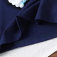 thumbnail image 7 of Rotm Toddler Girl Clothes Baby Girl Clothing Summer Outfit Little Matching Sleeveless Top Long Pants Set 2Pcs Blue,3-4 Years, 7 of 7