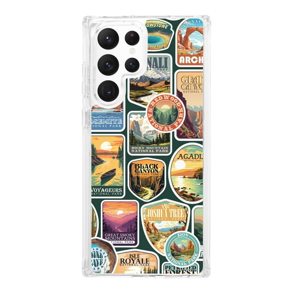 National Parks HD Phone Case Compatible with MagSafe Samsung Galaxy S21 Ultra (Stickers) by Affinity Bands