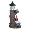 thumbnail image 6 of Ebros Summer Slumber Gnome With Buddy Turtle Solar Path LED Light Garden Statue, 6 of 9