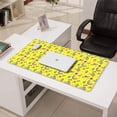 thumbnail image 3 of Long Mouse Pads for Desk,Yellow Cartoon Unicorn Rainbow Heart Desk Mats on Top Of Desks, Desk Mouse Pad Extra Large with 3mm Non-Slip Base and Stitched Edge for Gaming,Work,Home 31.5"x15.7", 3 of 5