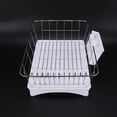 thumbnail image 3 of Stainless Steel Dish Drainer Drying Rack With 3-Piece Set Removable Rust Proof Utensil Holde For Kitchen Counter Storage Rack, 3 of 5